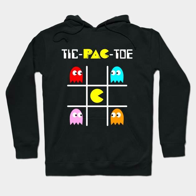 Tic-Pac-Toe Hoodie by LegitHooligan